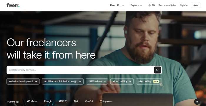 Fiverr (fiverr.com) فیور