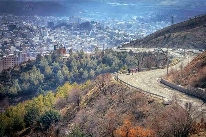 پارک کوهستانی آبیدر: چشم‌اندازی به سنندج