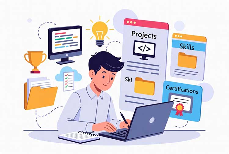 12 نمونه رزومه برنامه نویس جونیور (و طراح سایت وردپرس)