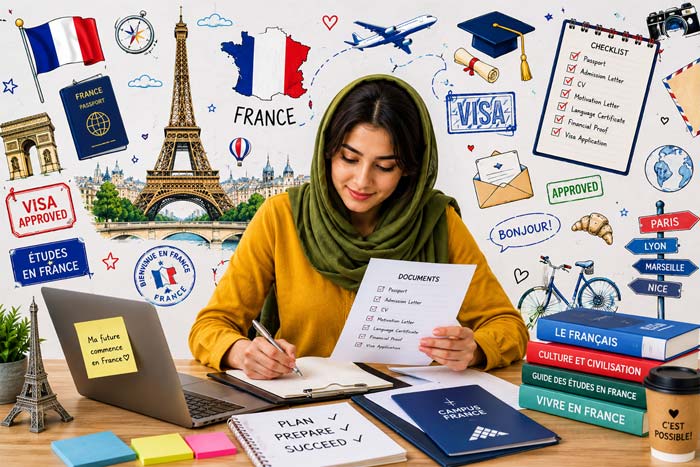 افغانستان بورسیه تحصیلی فرانسه