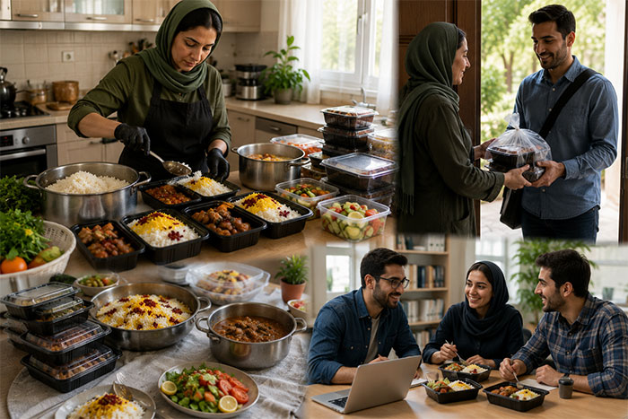 کسب و کار موفق کترینگ و غذای خانگی