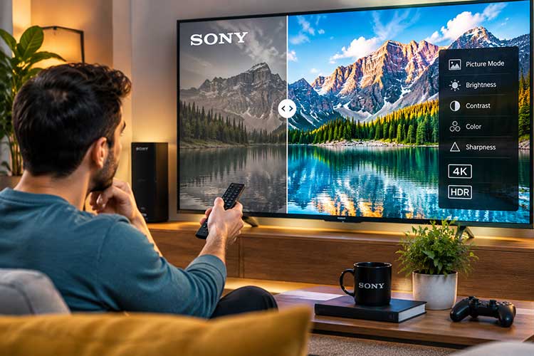  چگونه کیفیت تلویزیون سونی را بالا ببریم؟ 4k و بالاتر